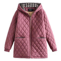 Plus Size Women's Cotton-padded Coat