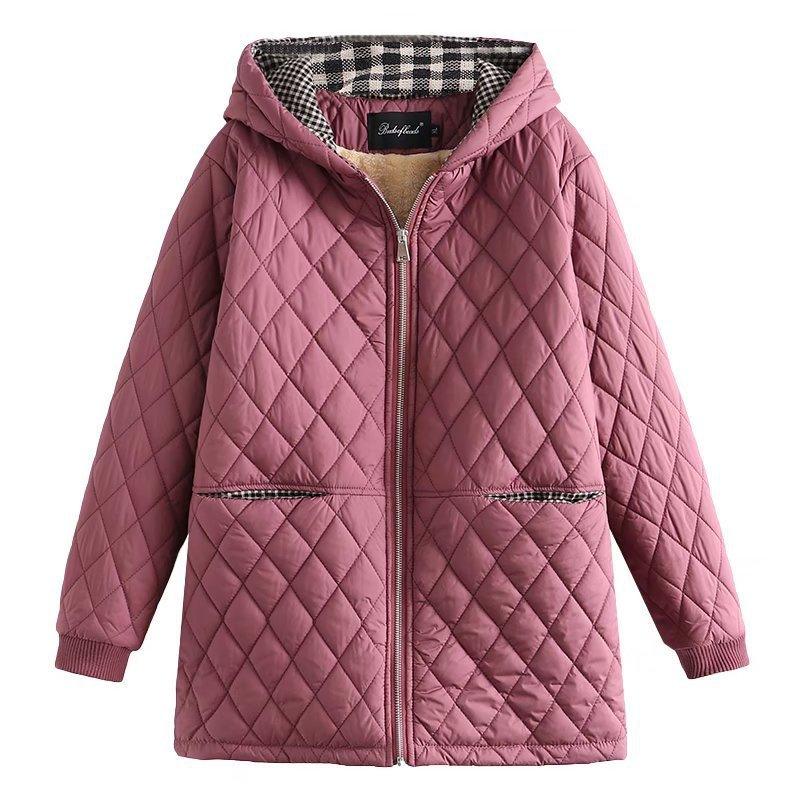 Plus Size Women's Cotton-padded Coat