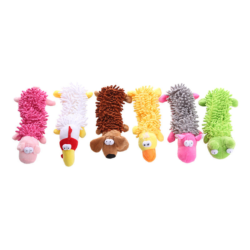Dog Bite Plush Microfiber Horse Molar Pet Toy