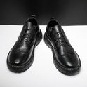 Men's Business Tooling Small Leather Shoes British Bullock Casual