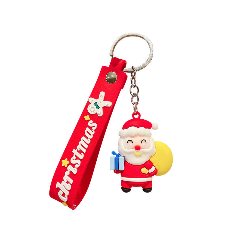 Women's Cute Fashion Cartoon Doll Christmas Keychain