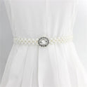 Women's Rhinestone Pearl Waist Chain Fashion Dress Decoration