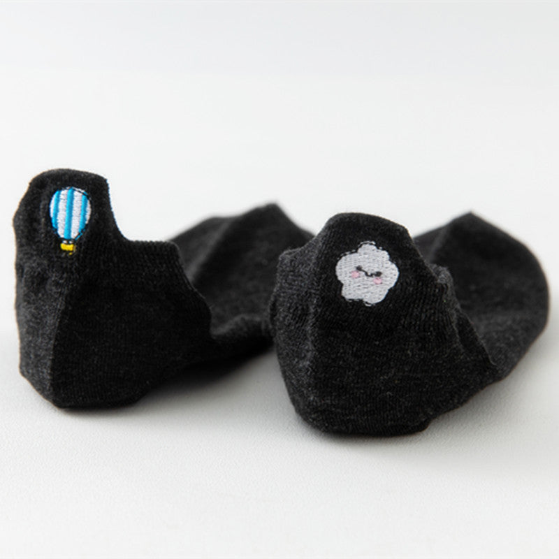 Spring And Summer Cotton Cartoon Boat Socks