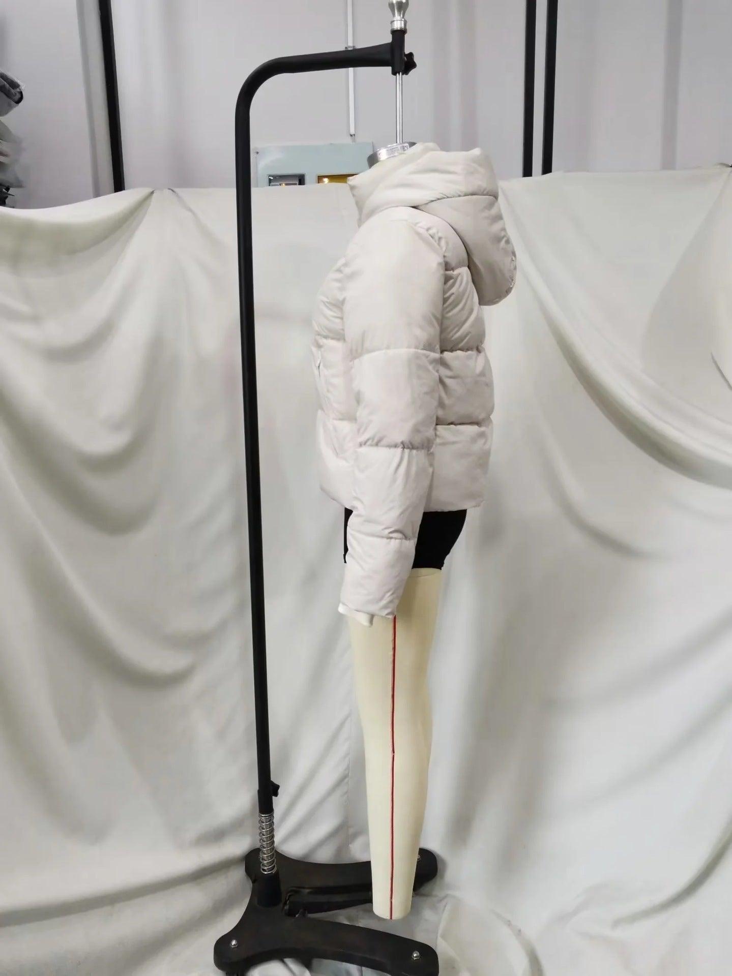 Fashion Zipper Loose-fitting Short Coat Women