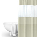 Splicing Translucent Waterproof Mildew Proof Bathroom Bath Shower Partition Curtain