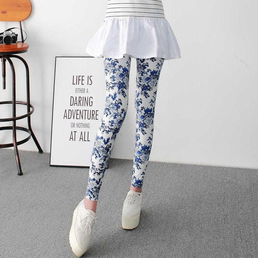 New Women's Clothing Korean Style Ankle-length Stretchy Milk Silk Oversized Leggings Outer Wear
