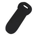 Black Rubber Wine Bottle Cover Simple
