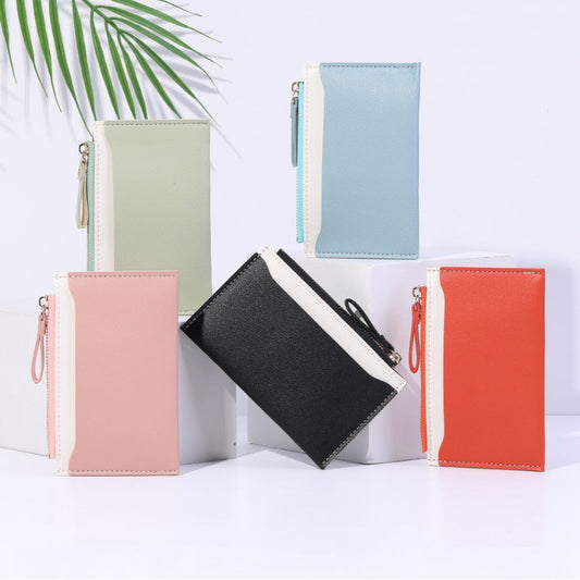 Women's Fashion Pure Color Card Holder