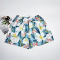 Women's Cotton Silk Shorts Plus Size Homewear Beach Pants