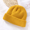 Autumn And Winter Warm Landlord Hat Melon Skin Women Retro Knitted Hat