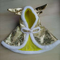 New Year Pet Clothes Dog Cat Brocade Satin Satin Cloak