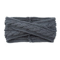 European And American Knitting Twist Cross Wool Hair Band