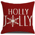 Christmas Pillow Red Combination Throw Pillowcase