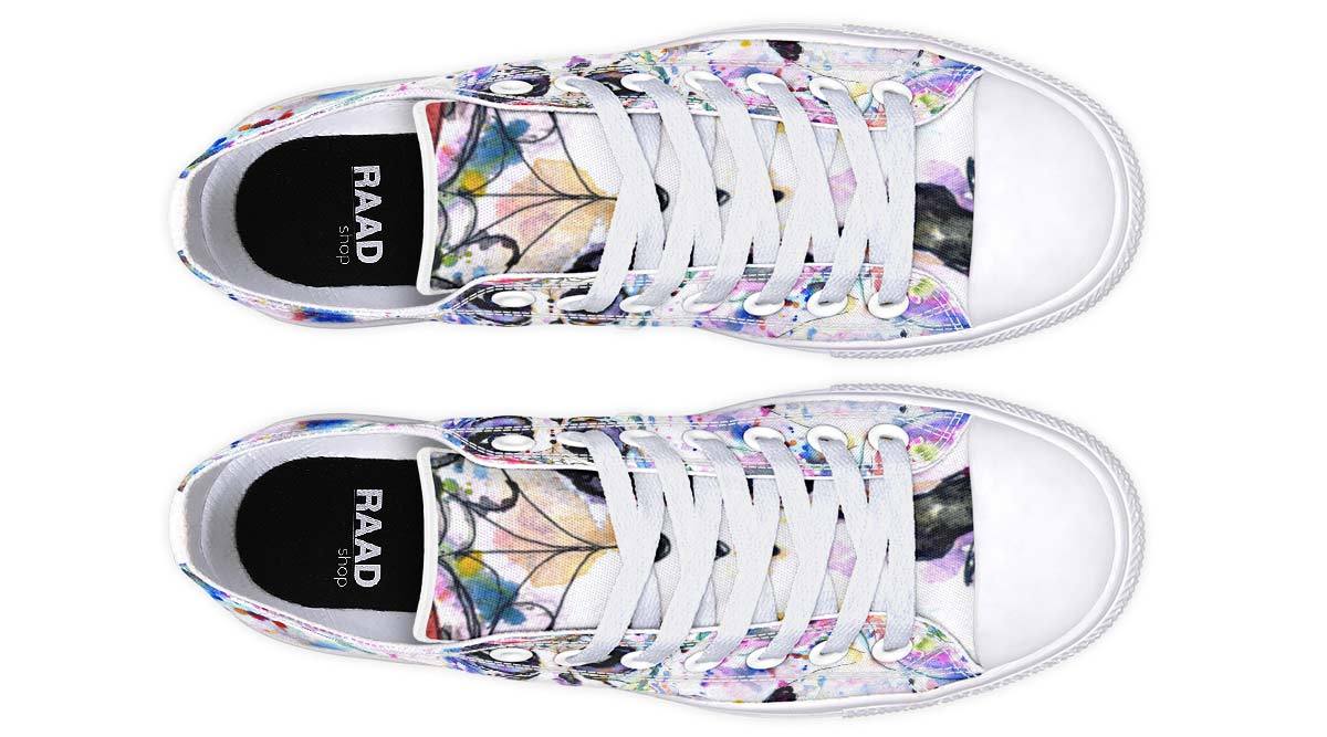 Fashion Print Couple Low-Top Canvas Shoes