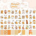Stickers Hand Account Painting Heart Stickers Notebook Special Screen Protector Japanese Paper Cartoon Characters
