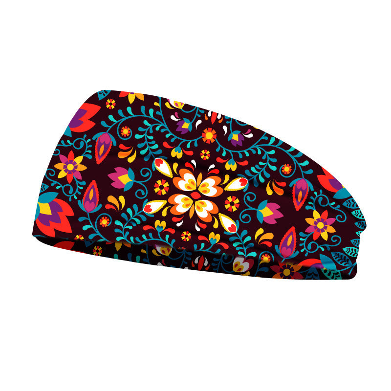 African Geometric Print Men's And Women's Fashion Simple Headband