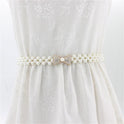 Women's Rhinestone Pearl Waist Chain Fashion Dress Decoration