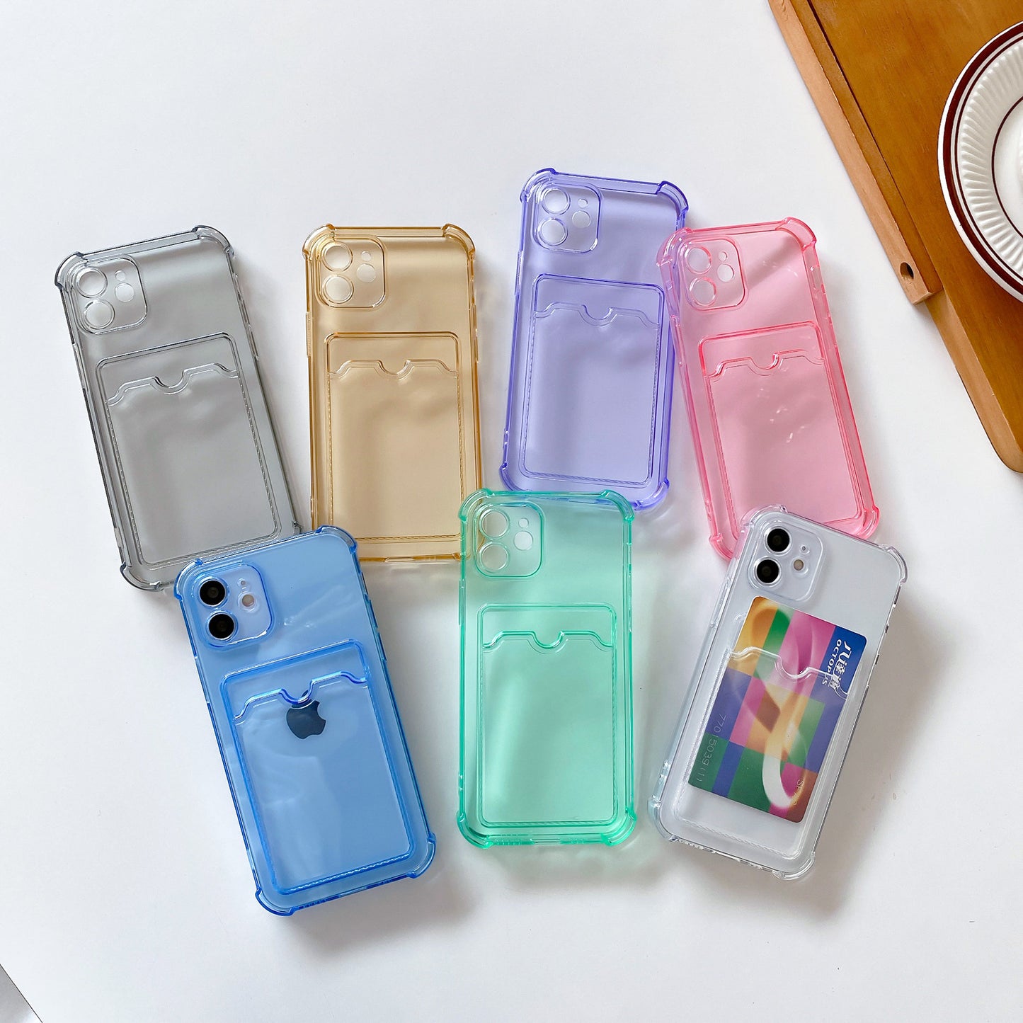 New Four-corner Anti-drop Card Protective Cover