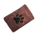 Dog Cat Quick-drying Bath Towel Soft Absorbent Coral Fleece Pet Bath Towel
