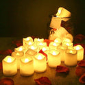 24PCS Led Tea Lights Candles LED FLAMELESS Battery Operated Wedding Party