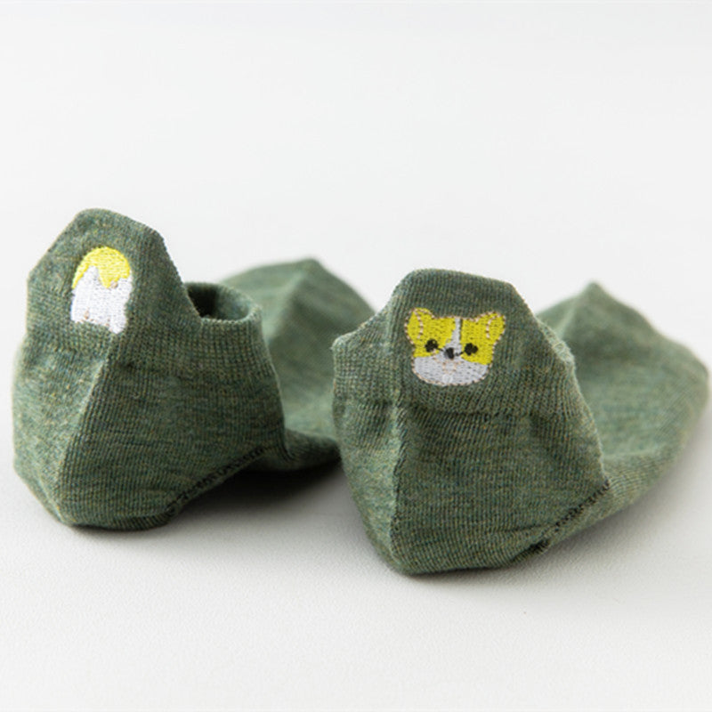 Spring And Summer Cotton Cartoon Boat Socks