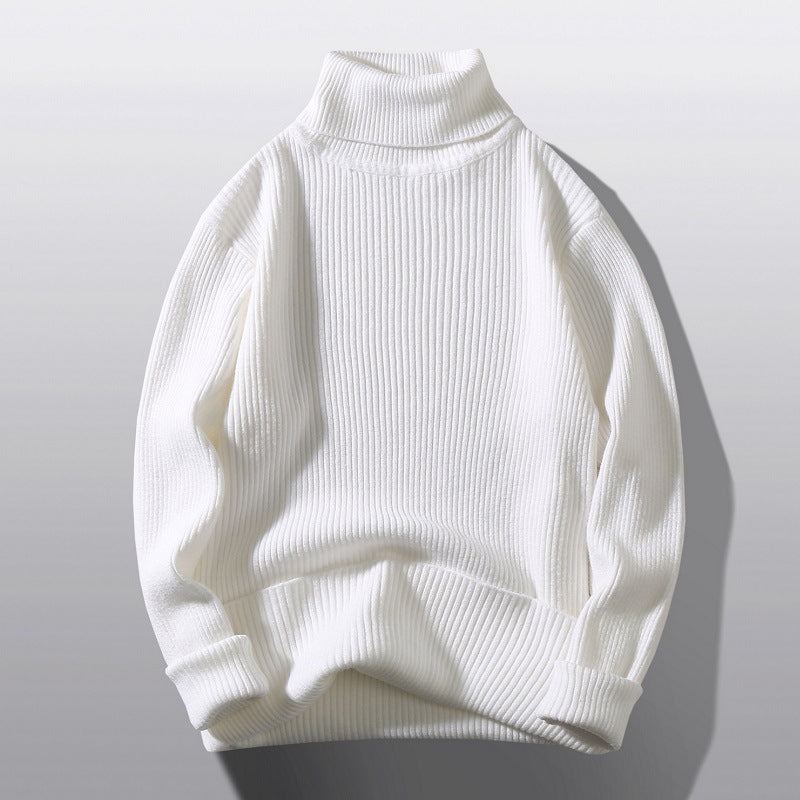 Sweater Loose And Simple Bottoming Striped Knitwear