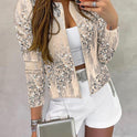 Women's jacket sequined jacket