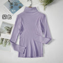 Bottoming Shirt Women's Long-sleeved Pullover All-match Slim-fitting Tight-fitting Sweater