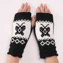 Cute Autumn And Winter Fashion New Butterfly Wool Warm Gloves