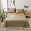 Solid Color Sanding Washed Cotton Single Piece Is Pure Student Dormitory Single Bed Sheet