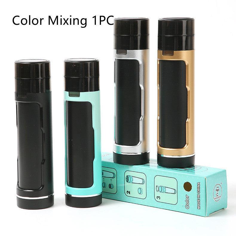 Portable double tube manual plastic grinder