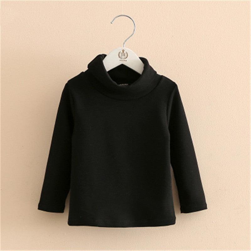 Small And Medium-sized Children's Long-sleeved Bottoming Shirt Pure Cotton New