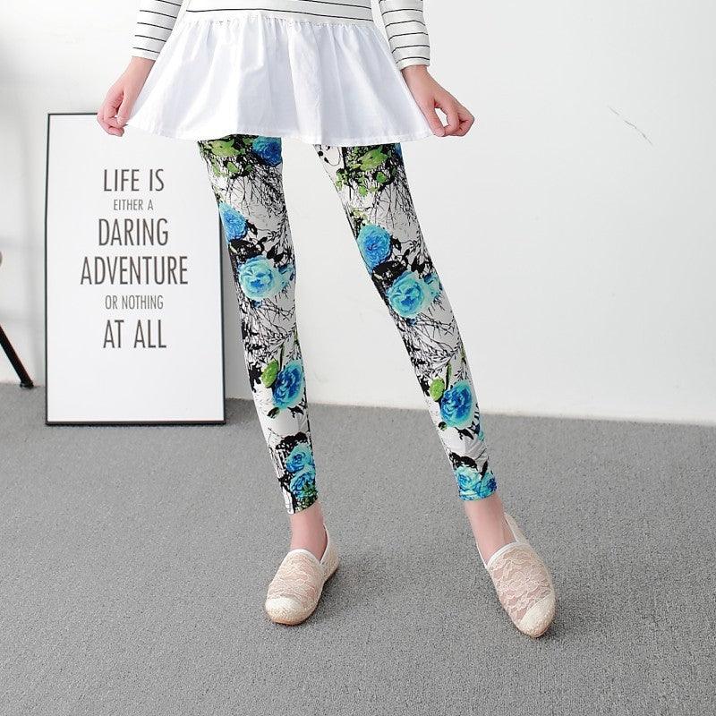 New Women's Clothing Korean Style Ankle-length Stretchy Milk Silk Oversized Leggings Outer Wear