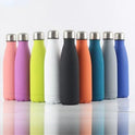 Insulated Stainless Steel Water Bottle Mug Rubber Painted Surface Vacuum Flask Coffee Cup Bottle