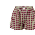 Women's Casual Plaid Cotton Arrow Pants Loose Four-corner Button Shorts