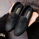 Korean Style Men's Casual Leather Shoes Soft Bottom
