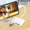 Card Reader USB C SD 3in1 Micro SD To Type-C OTG Adapter For SD TF High-Speed