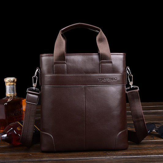 Men's Portable Crossbody Shoulder Briefcase