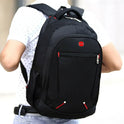 Mens Black Large Backpack Rucksack - Outdoor Sport Work School Travel Hiking Bag