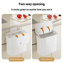 Kitchen Wall-mounted Trash Can Household Toilet Large Capacity Punch-free Hanging