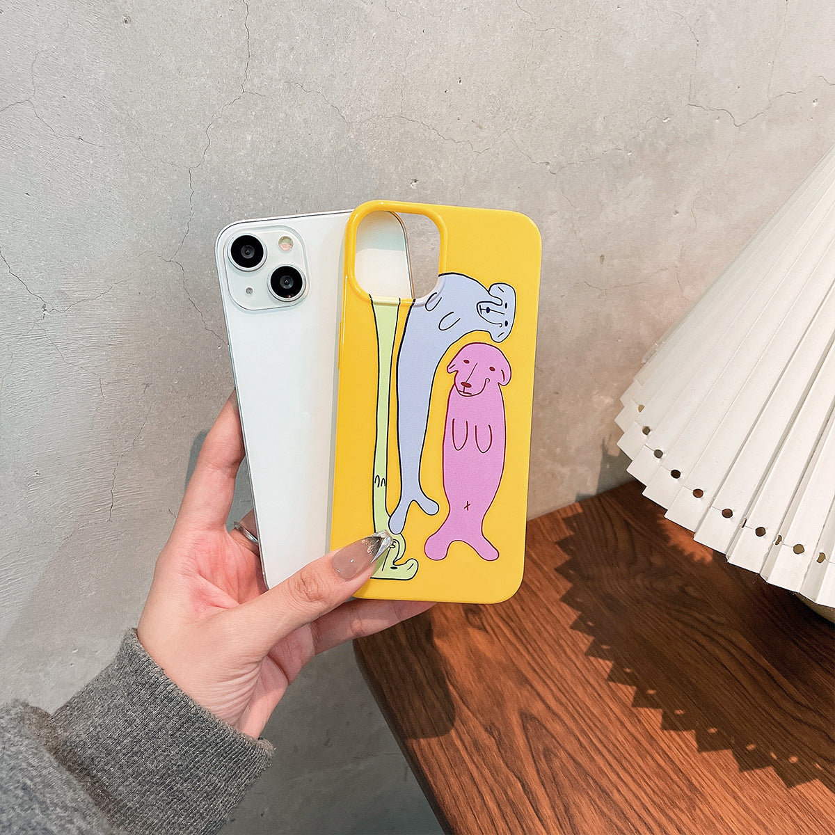 All-inclusive Anti-fall Cartoon Sausage Dog Phone Case