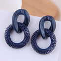 Fashion Exaggerated Acrylic Chain Earrings