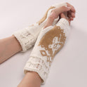 Cute Autumn And Winter Fashion New Butterfly Wool Warm Gloves