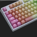 Word Penetration Dyed Keycap 104PBT Material Translucent