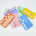 Self-discipline Punches Children's Growth Notebook Time Management Table Keychain