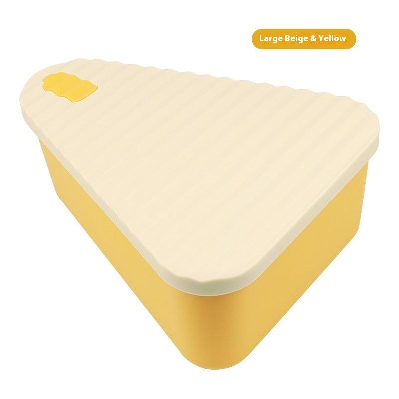 Edible Silicon Pizza Box Pastry Food Lunch Storage Box Refrigerator Microwave Heating Crisper