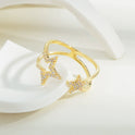 Niche Five-pointed Star Index Finger Ring Female Simple Cold Style