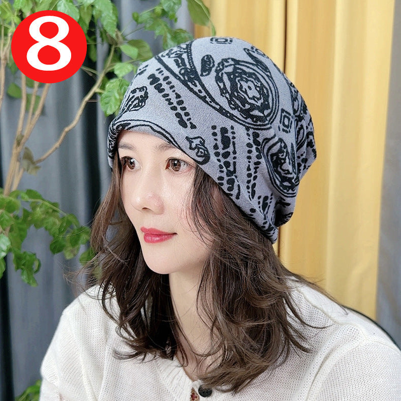 Cold-proof Twisted Hat Riding Fashion Scarf And Hat