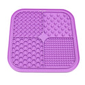 Pet Licking Pad Silicone Pet Food Suction Cup Anti-choke Slow Feeding Bowl Dog Licking Pad