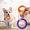 Floating Water Dog Toys Pet Flying Disk Training Ring Interactive Toy Puller Resistant Aggressive Chewing For Small Medium Dogs
